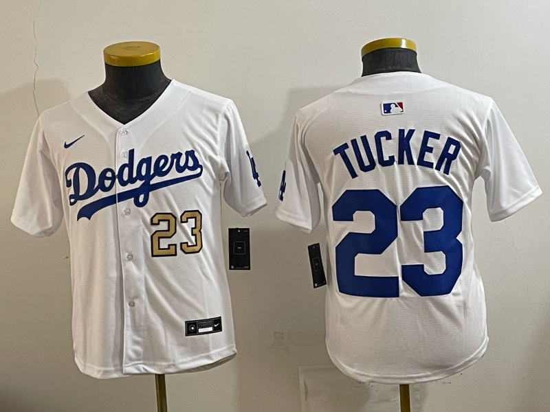 youth 2026 Los Angeles Dodgers #23 Tucker White Game Nike MLB Jersey 004->youth mlb jersey->Youth Jersey